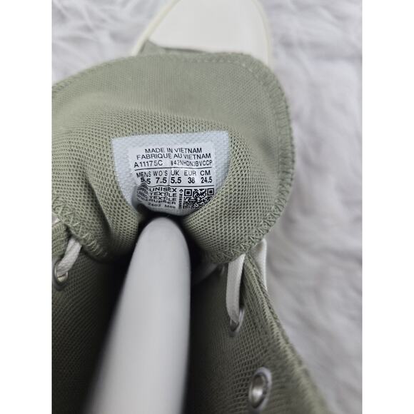 Converse Chuck 70 De Luxe Heel Hi Metal Rings Platform Women's 7.5 Men's 5.5 - Picture 9 of 13
